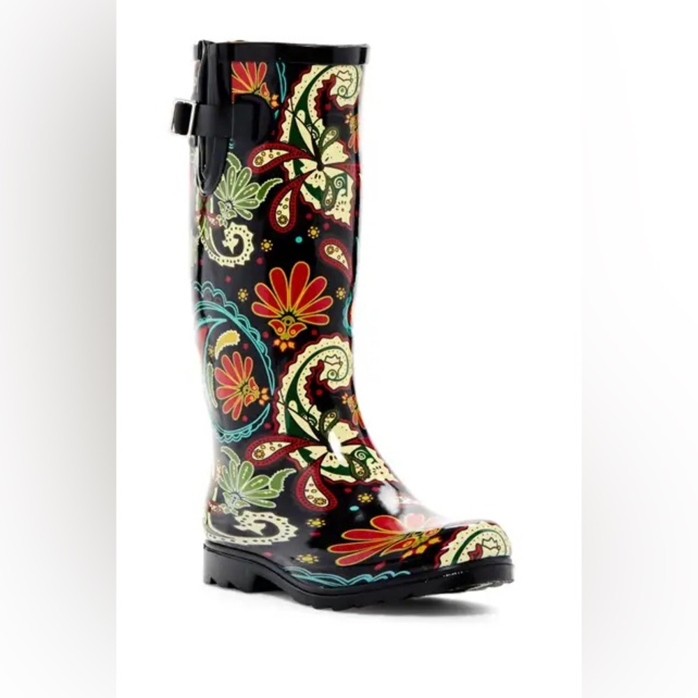 NOMAD Floral Patterned Rain Boots *New*